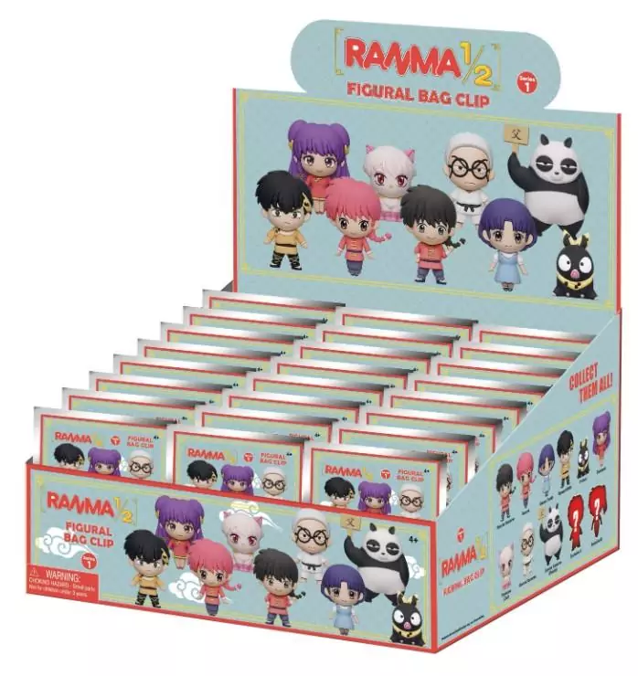 Ranma 1/2 Bag Clips - (1 pack mistery)
