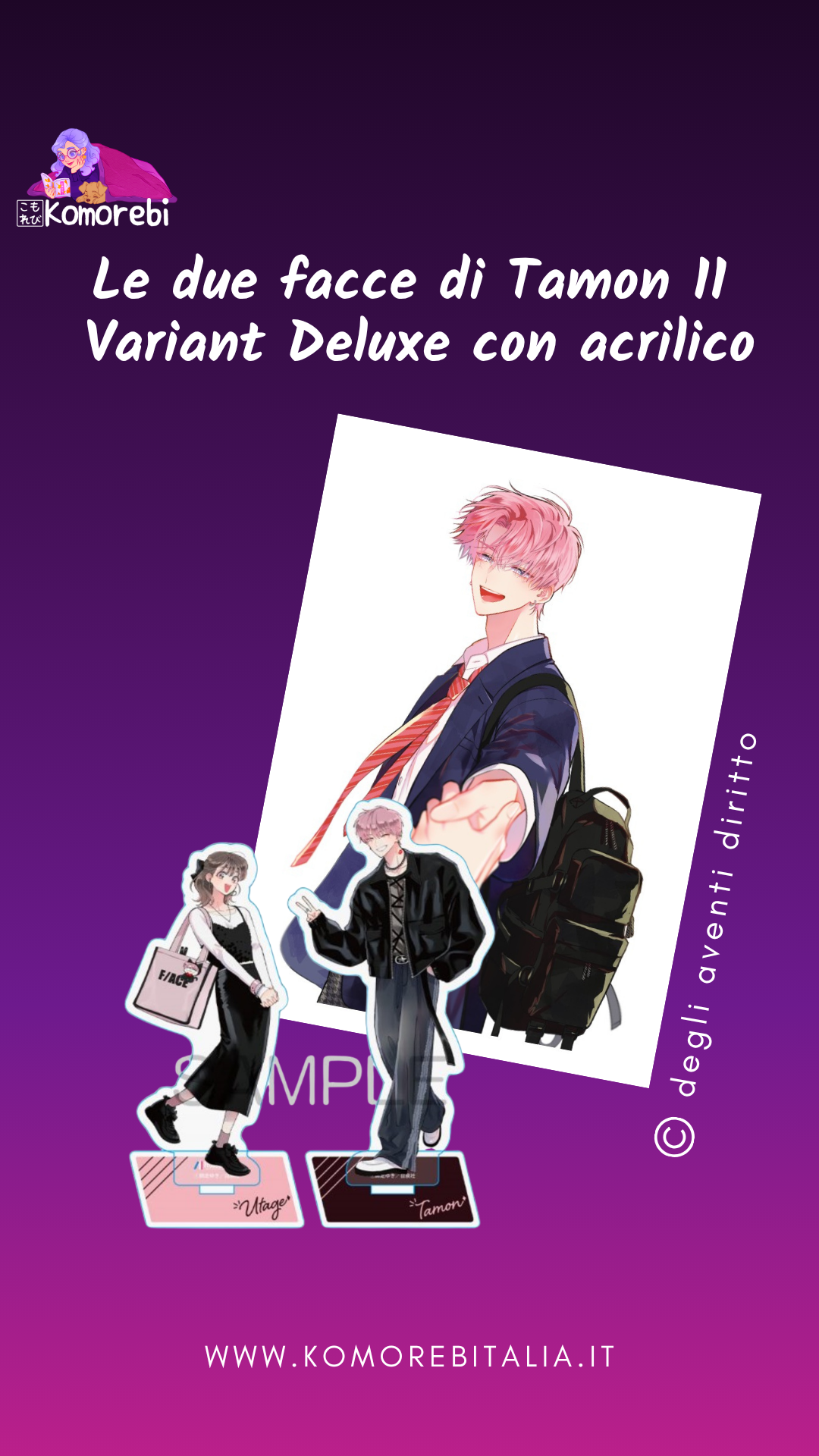(PREORDER) Le due facce di Tamon 11 Deluxe Variant con acrilico