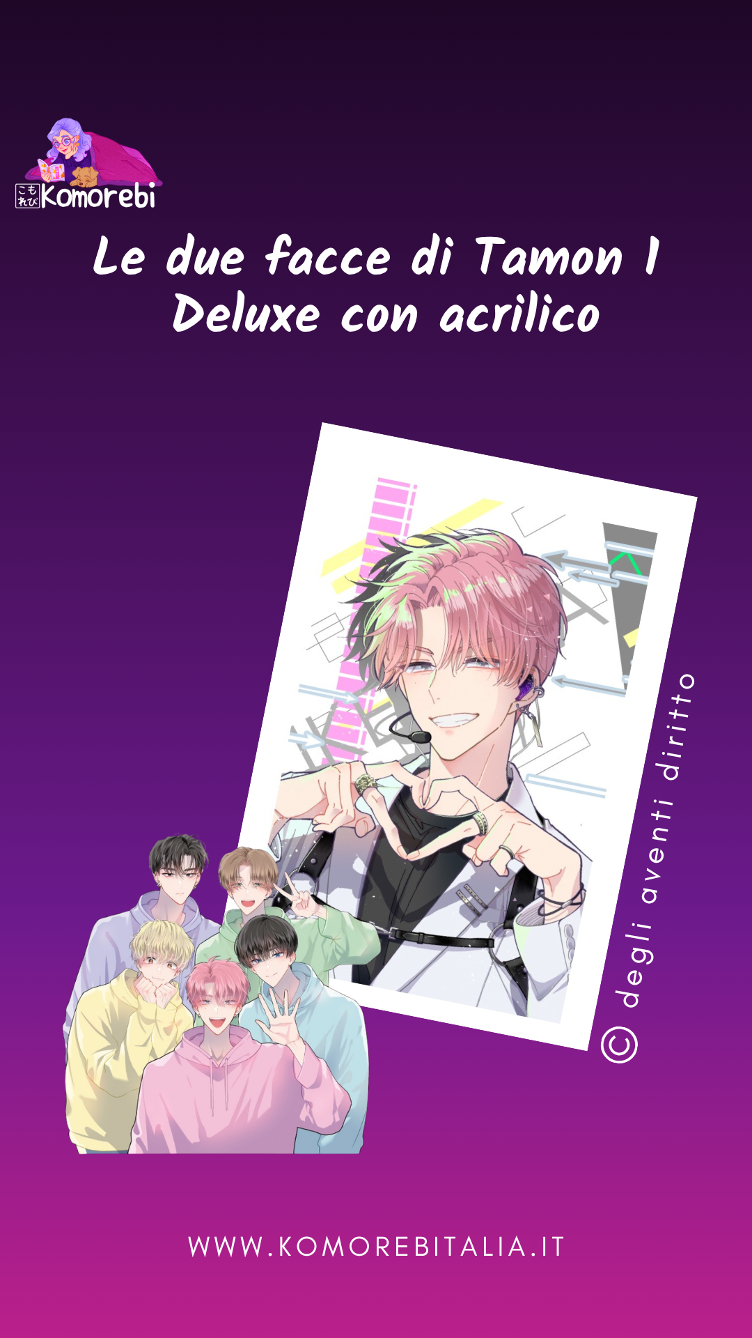 (PREORDER) Le due facce di Tamon 1 Deluxe con acrilico