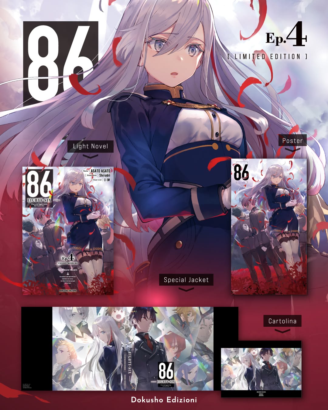 (PREORDER) 86 - EIGHTY-SIX (DOKUSHO EDIZIONI) 4 - LIMITED