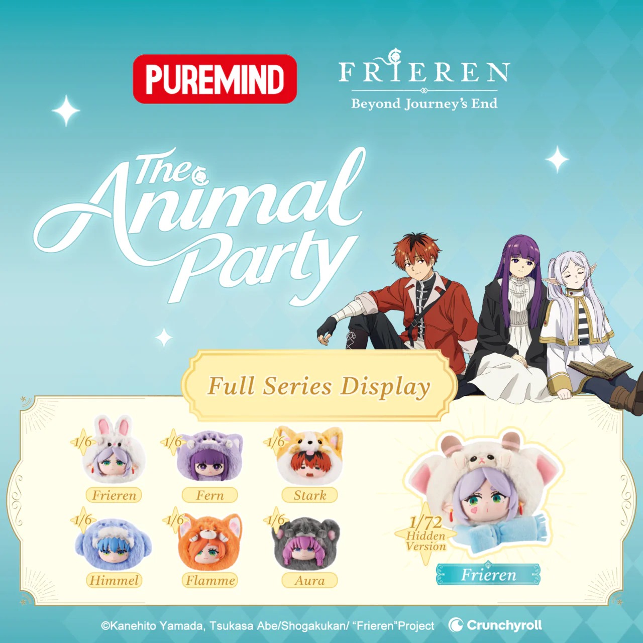 Frieren - The Animal Party - Vinyl Plush - Blind Box 1 pz.